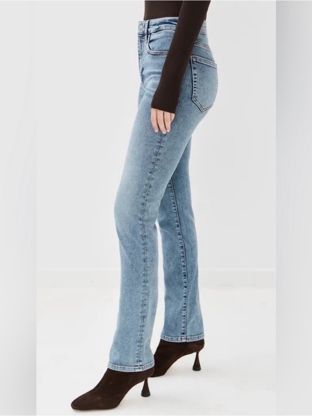 NWT FRAME Denim The Pencil Jeans in Crave, Size 28 - Picture 5 of 12